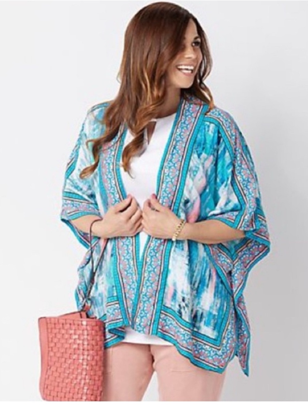 Tolani Collection Boho Kimono Cardigan – Size medium